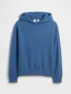 Gap Factory Kids Cashsoft Relaxed Hoodie In Blue