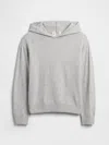 Gap Factory Kids Cashsoft Relaxed Hoodie In Gray