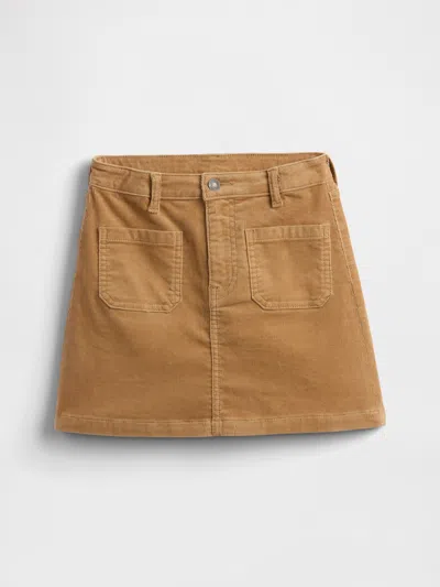 Gap Factory Kids Corduroy Mini Skirt In Brown