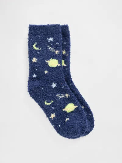 Gap Factory Kids Cozy Socks In Blue