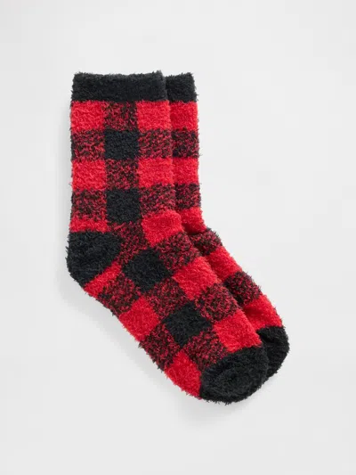 Gap Factory Kids Cozy Socks In Red
