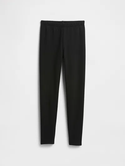 Gap Factory Kids Cozy-stretch Leggings In Black