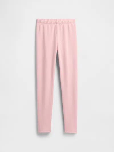 Gap Factory Kids Cozy-stretch Leggings In Pink