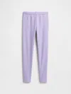 Gap Factory Kids Cozy-stretch Leggings In Purple