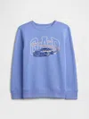 Gap Factory Kids Crewneck Graphic Sweatshirt In Brown