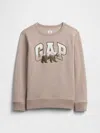 Gap Factory Kids Crewneck Graphic Sweatshirt In Neutral