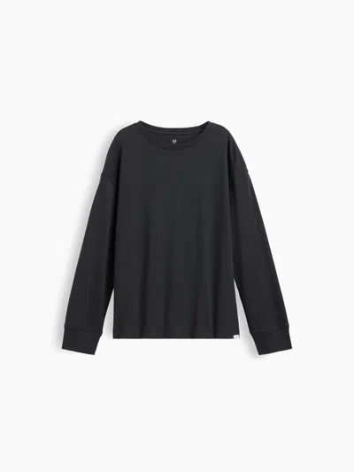 Gap Factory Kids Crewneck T-shirt In Black Moonless Night