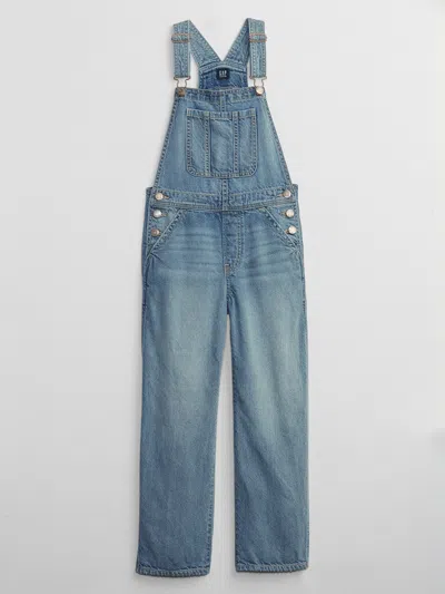 Gap Factory Kids Denim Overalls In Blue