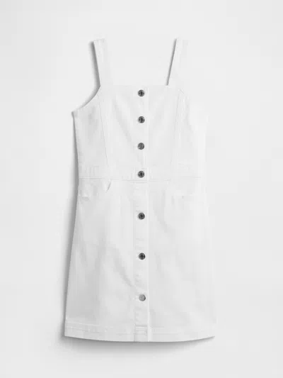 Gap Factory Kids Denim Skirtall In White