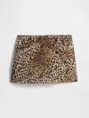 Gap Factory Kids Denim Skort In Brown