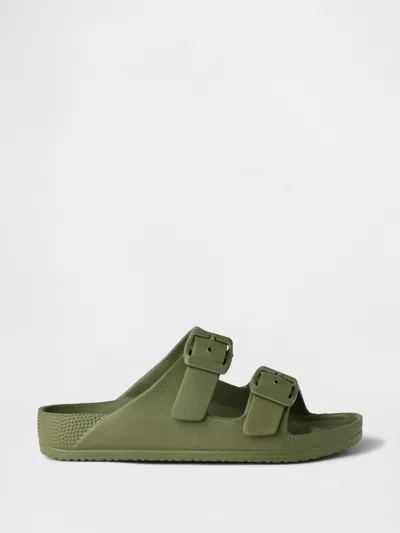 Gap Factory Kids Eva Buckle Sandals In Green
