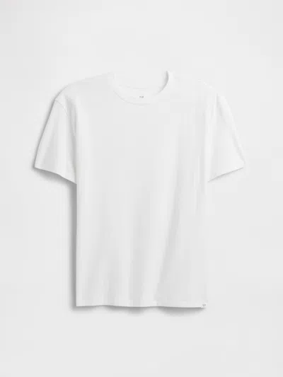 Gap Factory Kids Everyday Soft Relaxed Crewneck T-shirt In White