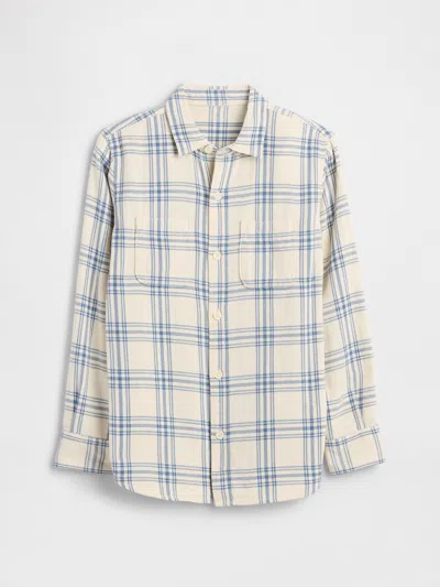 Gap Factory Kids Flannel Shirt In Multi