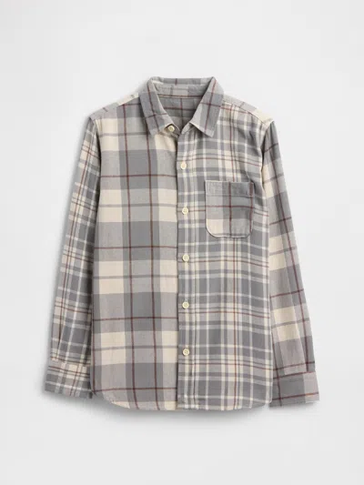 Gap Factory Kids Flannel Shirt In Multi