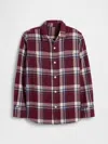 Gap Factory Kids Flannel Shirt In Red