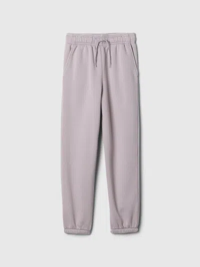 Gap Factory Kids Fleece Joggers In Purple