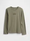 Gap Factory Kids Gap Double-logo T-shirt In Green