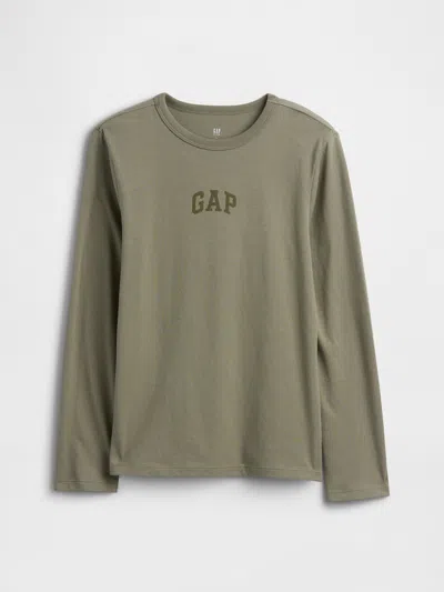 Gap Factory Kids Gap Double-logo T-shirt In Green