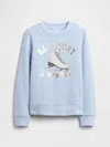 Gap Factory Kids Gap Graphic Sweatshirt In Blue