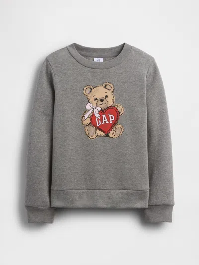 Gap Factory Kids Gap Graphic Sweatshirt In Gray