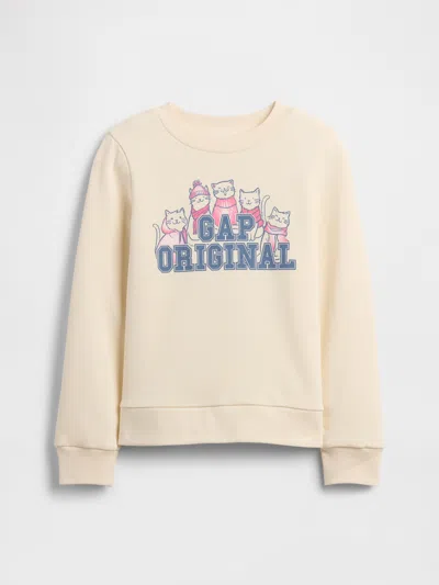 Gap Factory Kids Gap Graphic Sweatshirt In Neutral