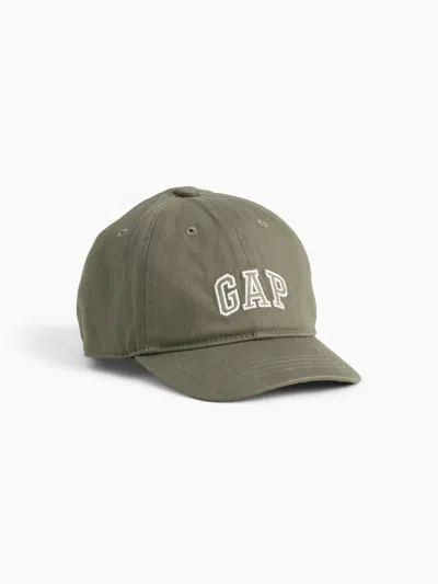 Gap Factory Kids Gap Logo Baseball Hat In Tweed Green