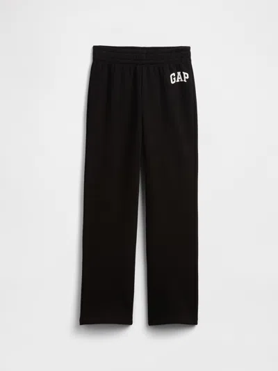 Gap Factory Kids Gap Logo Pull-on Joggers In Black