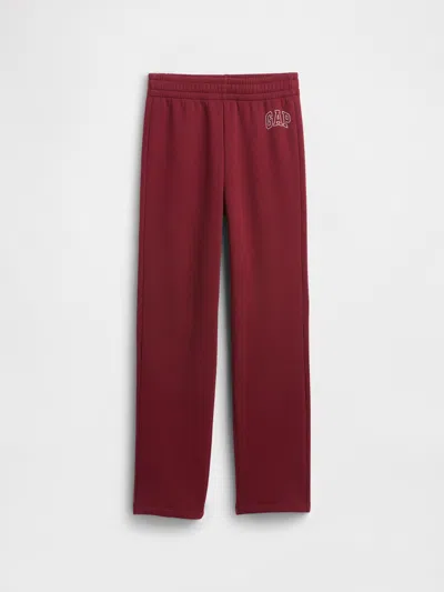 Gap Factory Kids Gap Logo Pull-on Joggers In Red