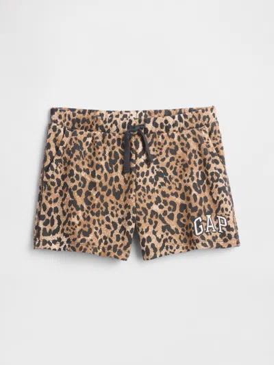 Gap Factory Kids Gap Logo Pull-on Shorts In Brown