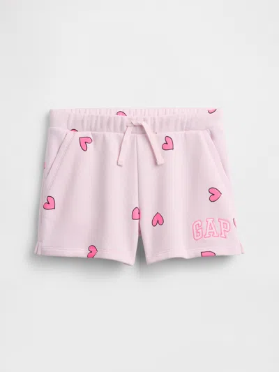 Gap Factory Kids Gap Logo Pull-on Shorts In Pink