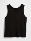 Gap Factory Kids Gap Logo Racerback Tank Top In Black
