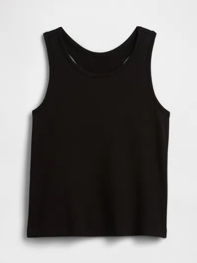 Gap Factory Kids Gap Logo Racerback Tank Top In Black