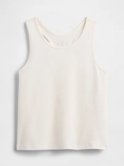 Gap Factory Kids Gap Logo Racerback Tank Top In Neutral