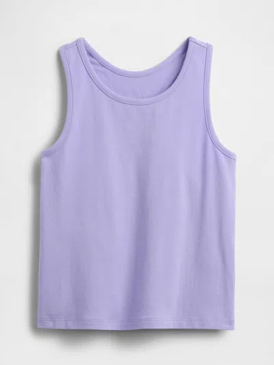 Gap Factory Kids Gap Logo Racerback Tank Top In Purple