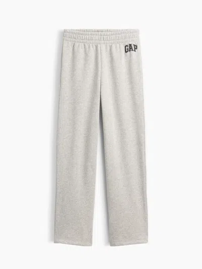 Gap Factory Kids Gap Logo Straight-leg Sweatpants In Gray