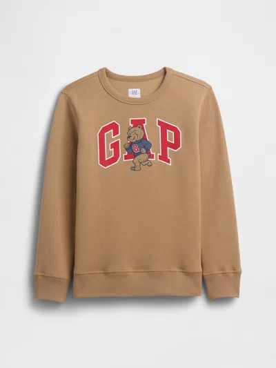 Gap Factory Kids Gap Logo Sweatshirt In Brown