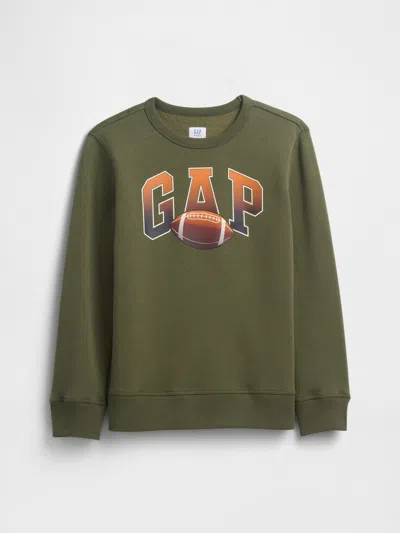 Gap Factory Kids Gap Logo Sweatshirt In Green