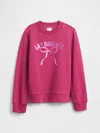 Gap Factory Kids Gap Logo Sweatshirt In Pink