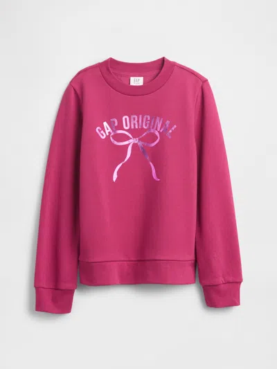 Gap Factory Kids Gap Logo Sweatshirt In Pink