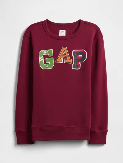Gap Factory Kids Gap Logo Sweatshirt In Red