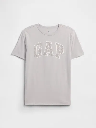 Gap Factory Kids Gap Logo T-shirt In Gray