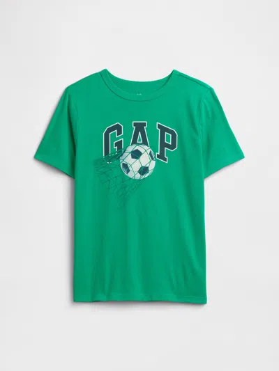 Gap Factory Kids Gap Logo T-shirt In Green