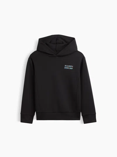 Gap Factory Kids Gapfit Relaxed Tech Hoodie In Black