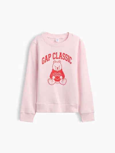 Gap Factory Kids Graphic Sweatshirt In Pink