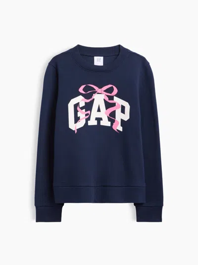 Gap Factory Kids Graphic Sweatshirt In Tapestry Navy
