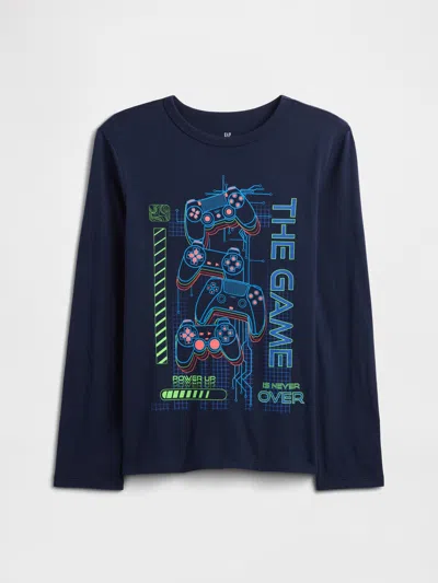 Gap Factory Kids Graphic T-shirt In Blue