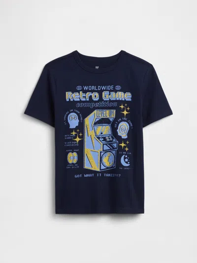 Gap Factory Kids Graphic T-shirt In Blue