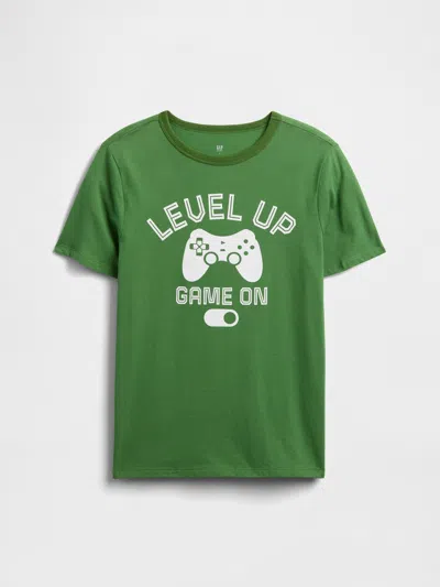 Gap Factory Kids Graphic T-shirt In Green