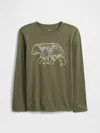 Gap Factory Kids Graphic T-shirt In Green