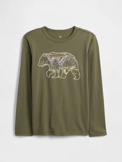 Gap Factory Kids Graphic T-shirt In Green